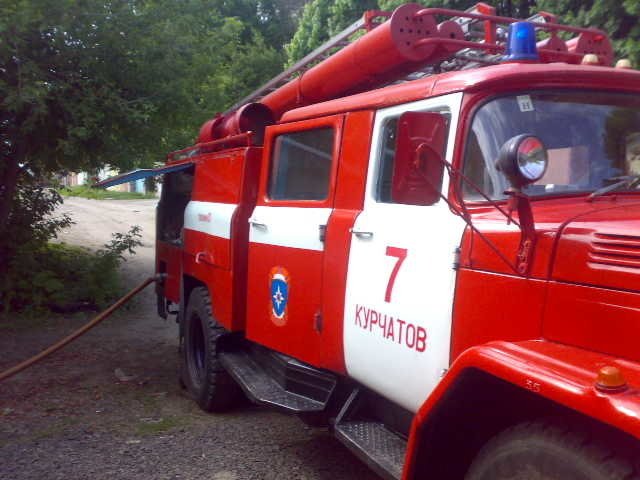 Пожар в Курчатовском районе 09.06.2023г.