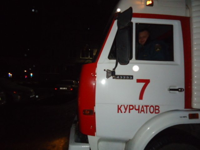 Пожар в п. Иванино Курчатовского района